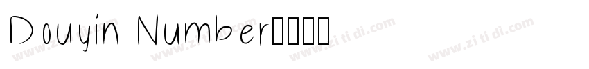 Douyin Number字体转换